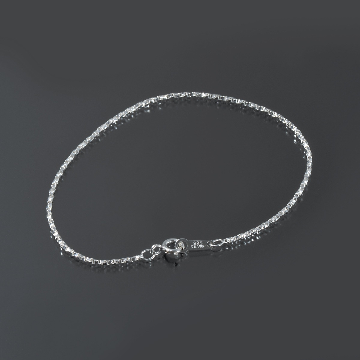 �֥쥹��å� �������� ����С�925 �ĥ����ȥ٥ͥ������������ ��1.25mm Ĺ��17cm�ú� �� Silver ���������꡼ ��ǥ����� ���