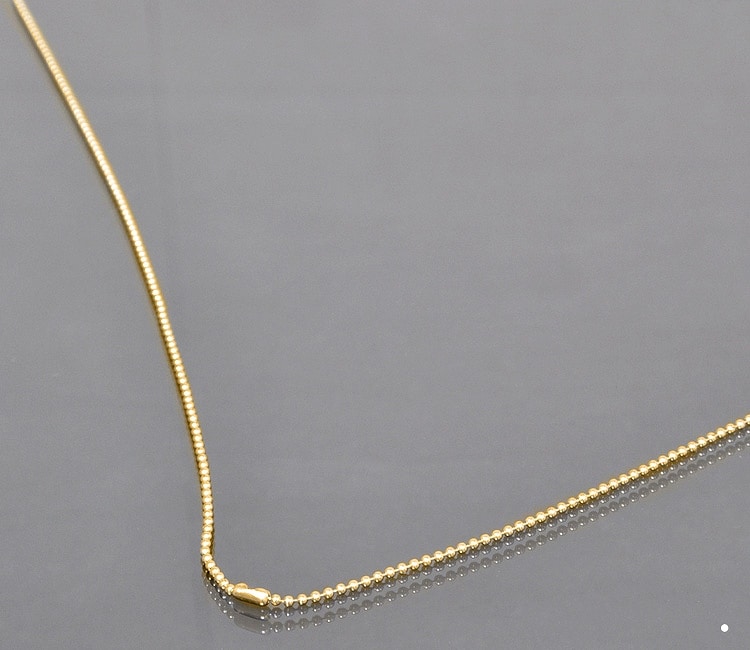 �ͥå��쥹 �������� ���������륹�ƥ�쥹 316L �⿧ �ܡ���������� ���ͥ��� ��1.5mm Ĺ��50cm�ú� ���ƥ�쥹 ���������꡼ ��ǥ����� ���