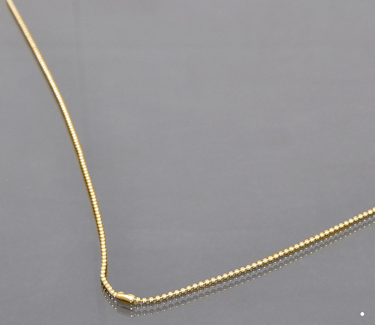 �ͥå��쥹 �������� ���������륹�ƥ�쥹 316L �⿧ �ܡ���������� ���ͥ��� ��1.5mm Ĺ��55cm�ú� ���ƥ�쥹 ���������꡼ ��ǥ����� ���