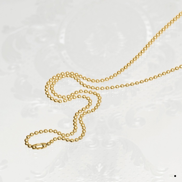 �ͥå��쥹 �������� ���������륹�ƥ�쥹 316L �⿧ �ܡ���������� ���ͥ��� ��2.0mm Ĺ��50cm�ú� ���ƥ�쥹 ���������꡼ ��ǥ����� ���