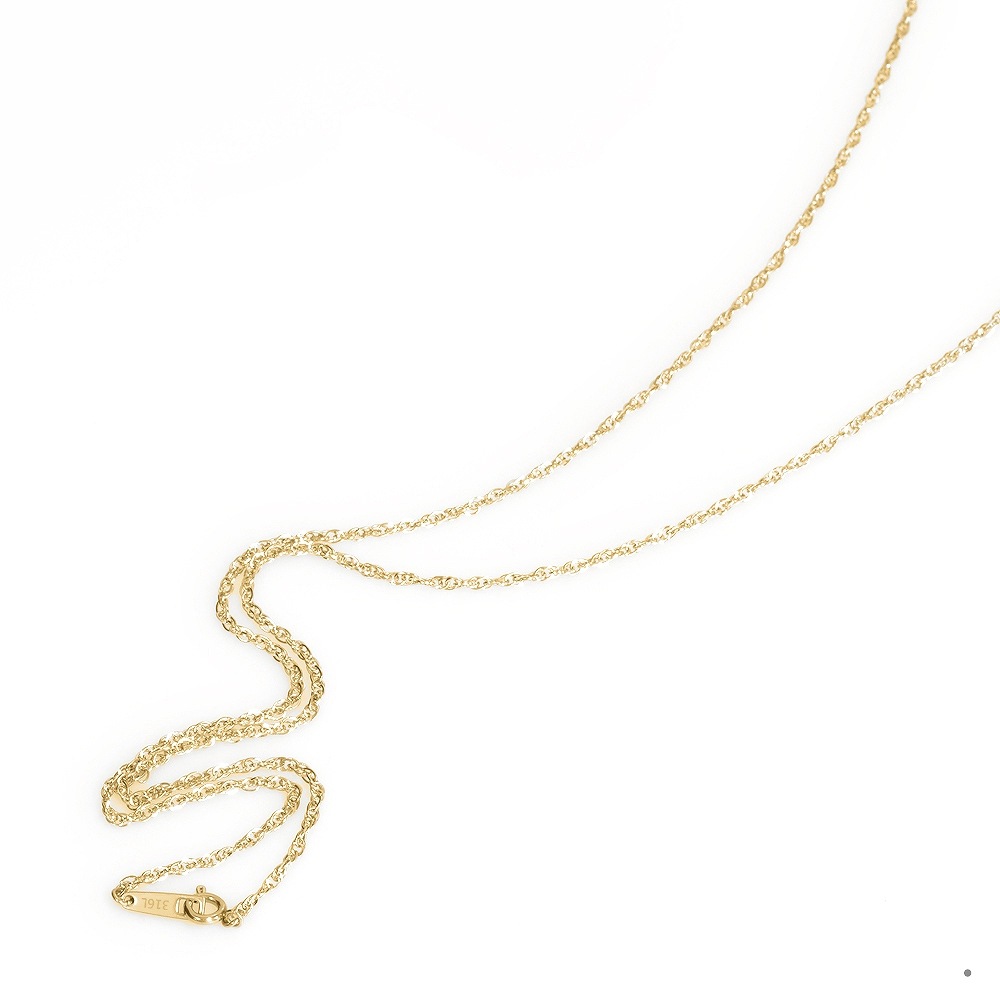 �ͥå��쥹 �������� ���������륹�ƥ�쥹 316L �⿧ �ѥ롼�������ץ������� ��1.7mm Ĺ��40cm�ú� ���ƥ�쥹 ���������꡼ ��ǥ����� ���