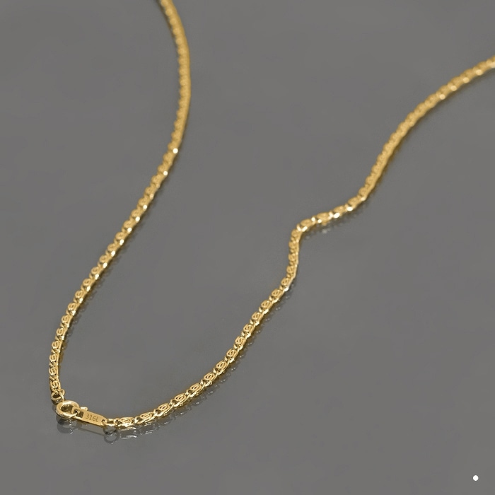 �ͥå��쥹 �������� ���������륹�ƥ�쥹 316L �⿧ �ѥ���������������� ��2.4mm Ĺ��55cm�ú� ���ƥ�쥹 ���������꡼ ��ǥ����� ���