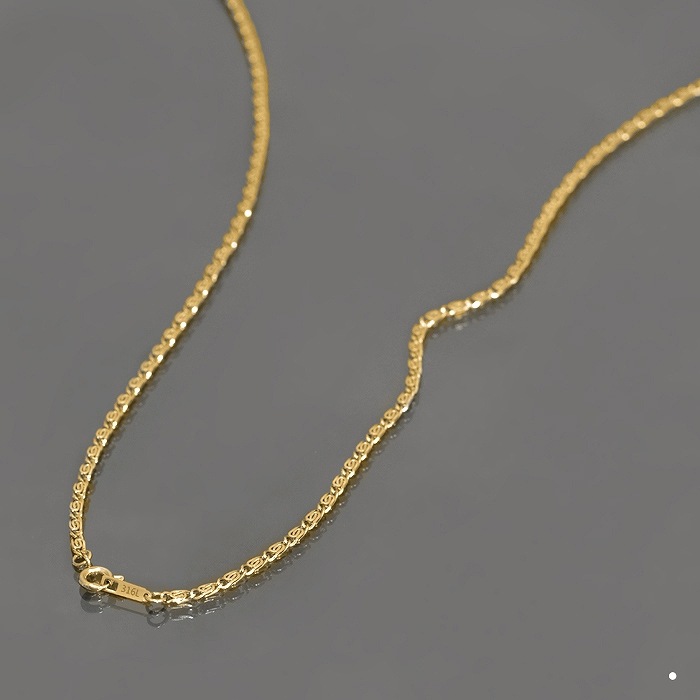 �ͥå��쥹 �������� ���������륹�ƥ�쥹 316L �⿧ �ѥ���������������� ��2.4mm Ĺ��60cm�ú� ���ƥ�쥹 ���������꡼ ��ǥ����� ���