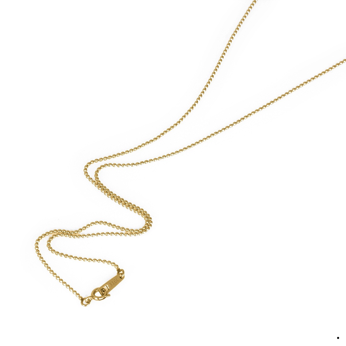 �ͥå��쥹 �������� ���������륹�ƥ�쥹 316L �⿧ �ܡ���������� ��1.2mm Ĺ��50cm�ú� ���ƥ�쥹 ���������꡼ ��ǥ����� ���