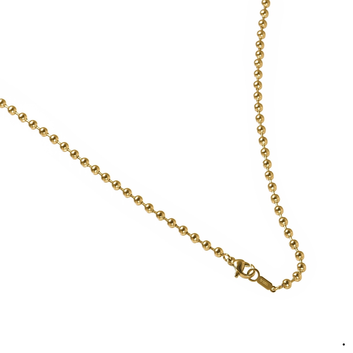 �ͥå��쥹 �������� ���������륹�ƥ�쥹 316L �⿧ �ܡ���������� ��3.0mm Ĺ��38cm�ú� ���ƥ�쥹 ���������꡼ ��ǥ����� ���