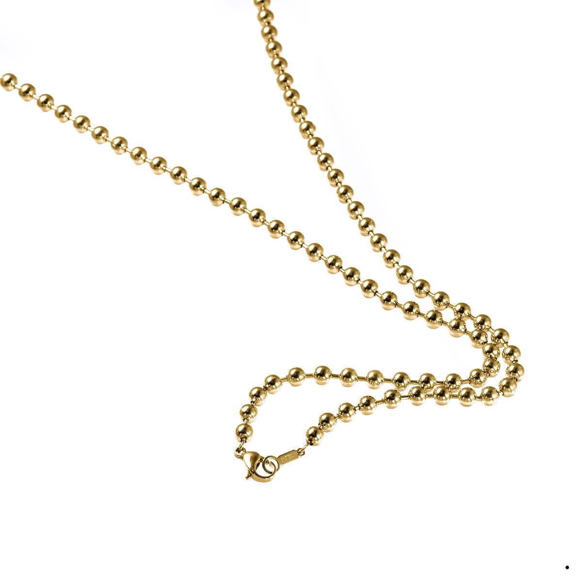 �ͥå��쥹 �������� ���������륹�ƥ�쥹 316L �⿧ �ܡ���������� ��4.5mm Ĺ��50cm�ú� ���ƥ�쥹 ���������꡼ ��ǥ����� ���