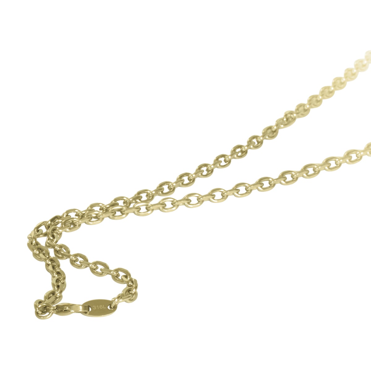 �ͥå��쥹 �������� ���������륹�ƥ�쥹 316L �⿧ 4�̥��åȾ�Ʀ�������� ��3.9mm Ĺ��40cm�ú� ���ƥ�쥹 ���������꡼ ��ǥ����� ���