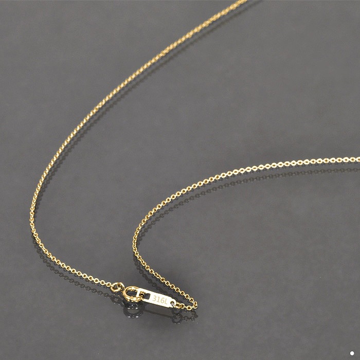 �ͥå��쥹 �������� ���������륹�ƥ�쥹 316L �⿧ ��Ʀ�������� ��1.2mm Ĺ��55cm�ú� ���ƥ�쥹 ���������꡼ ��ǥ����� ���