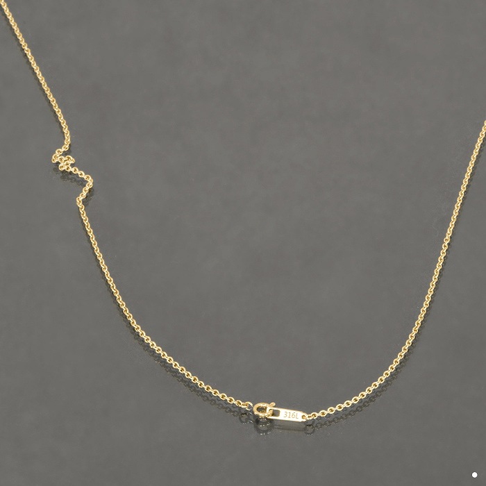 �ͥå��쥹 �������� ���������륹�ƥ�쥹 316L �⿧ ��Ʀ�������� ��1.5mm Ĺ��45cm�ú� ���ƥ�쥹 ���������꡼ ��ǥ����� ���