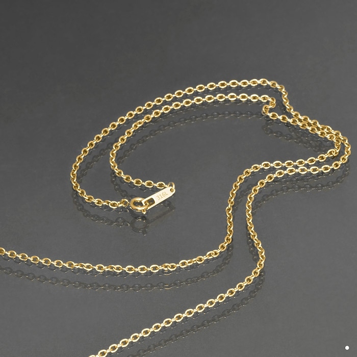 �ͥå��쥹 �������� ���������륹�ƥ�쥹 316L �⿧ ��Ʀ�������� ��1.9mm Ĺ��50cm�ú� ���ƥ�쥹 ���������꡼ ��ǥ����� ���