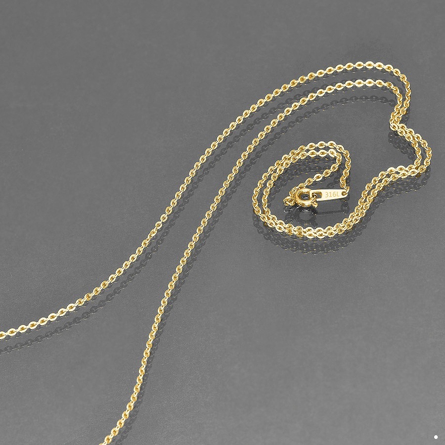 �ͥå��쥹 �������� ���������륹�ƥ�쥹 316L �⿧ �ե�åȾ�Ʀ�������� ��1.9mm Ĺ��45cm�ú� ���ƥ�쥹 ���������꡼ ��ǥ����� ���