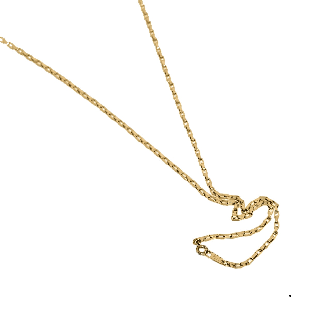 �ͥå��쥹 �������� ���������륹�ƥ�쥹 316L �⿧ ���󥰥٥ͥ������������ ��2.0mm Ĺ��50cm�ú� ���ƥ�쥹 ���������꡼ ��ǥ����� ���