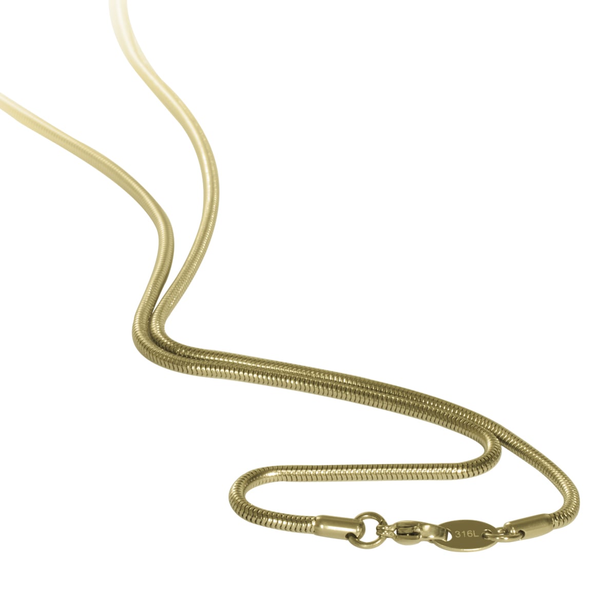 �ͥå��쥹 �������� ���������륹�ƥ�쥹 316L �⿧ ���͡����������� ��2.4mm Ĺ��50cm�ú� ���ƥ�쥹 ���������꡼ ��ǥ����� ���