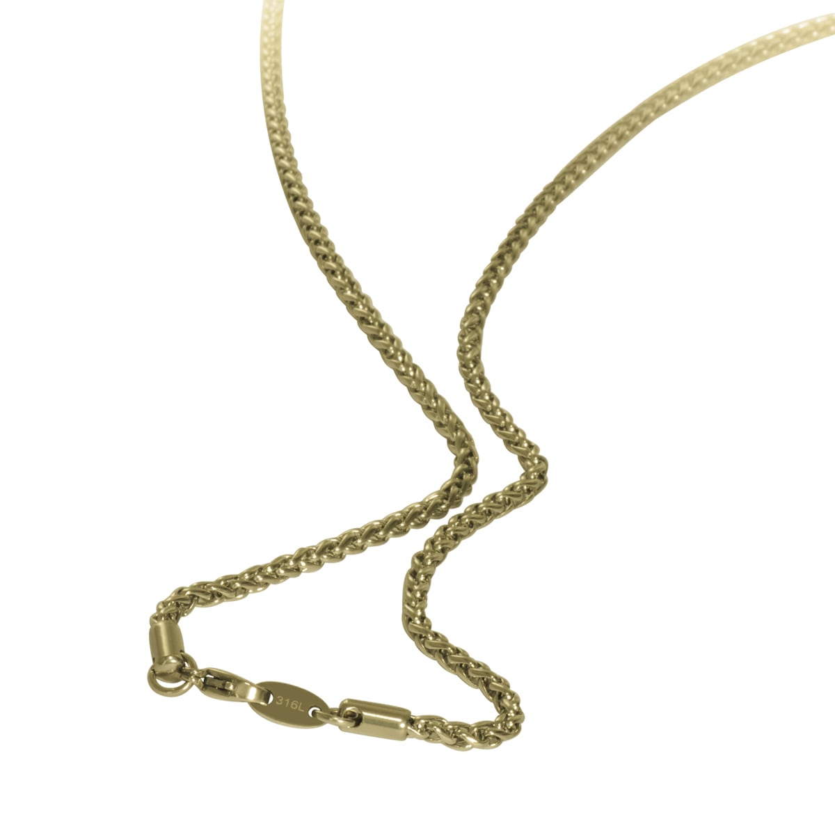 �ͥå��쥹 �������� ���������륹�ƥ�쥹 316L �⿧ ���ѥ����������� ��3.0mm Ĺ��40cm�ú� ���ƥ�쥹 ���������꡼ ��ǥ����� ���