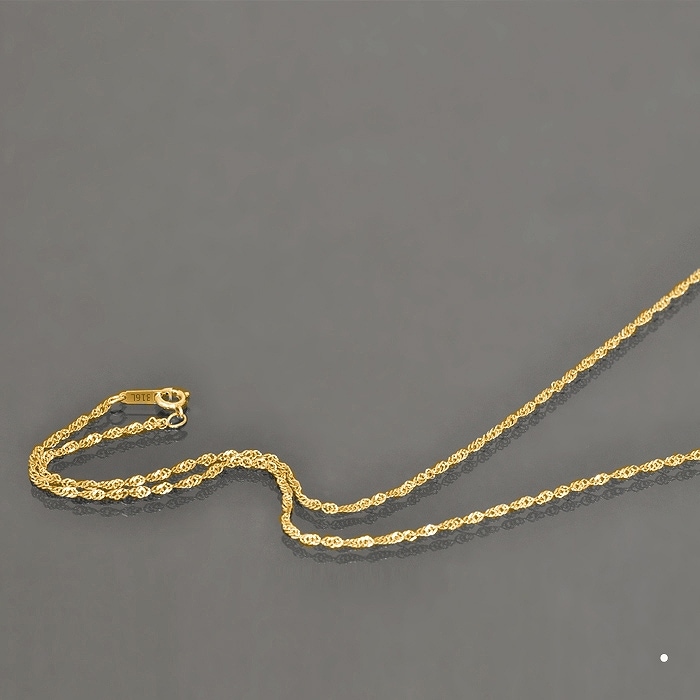 �ͥå��쥹 �������� ���������륹�ƥ�쥹 316L �⿧ ������塼�������� ��1.8mm Ĺ��50cm�ú� ���ƥ�쥹 ���������꡼ ��ǥ����� ���