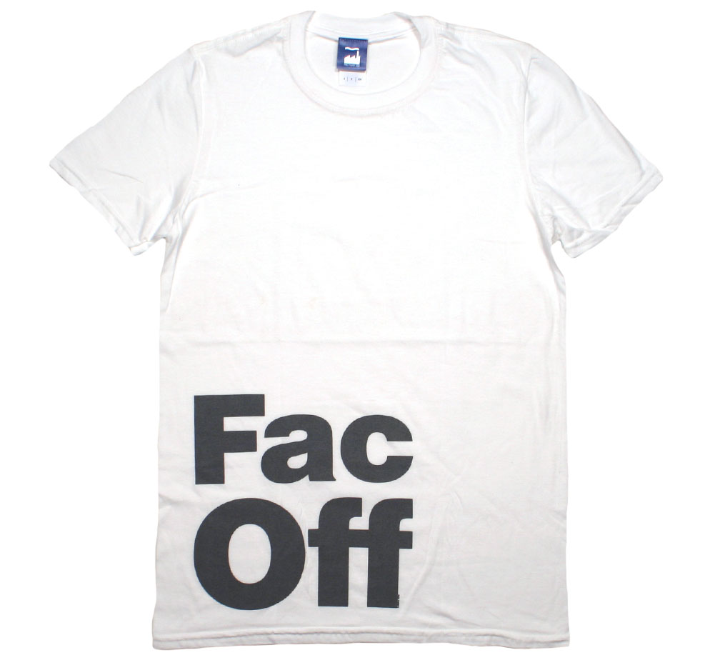 ファクトリーレコード  FAC 1  Tシャツ  Factory Records ファクトリー・レコード / ロゴ（BLACK) - ロックTシャツ バンド