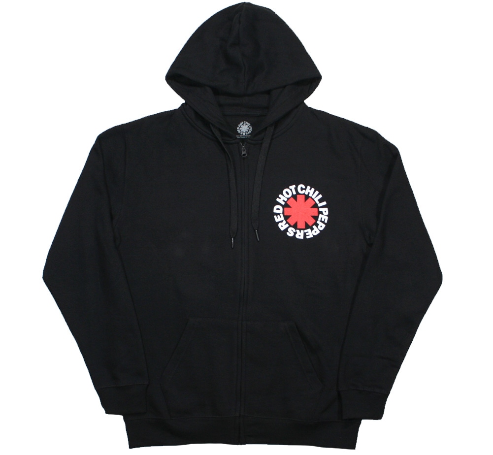 新品未着用 レッチリ M フーディー red hot chilli pepper Red Hot Chili Peppers / RHCP Zipped Hoodie (Black) | Music,R,Red