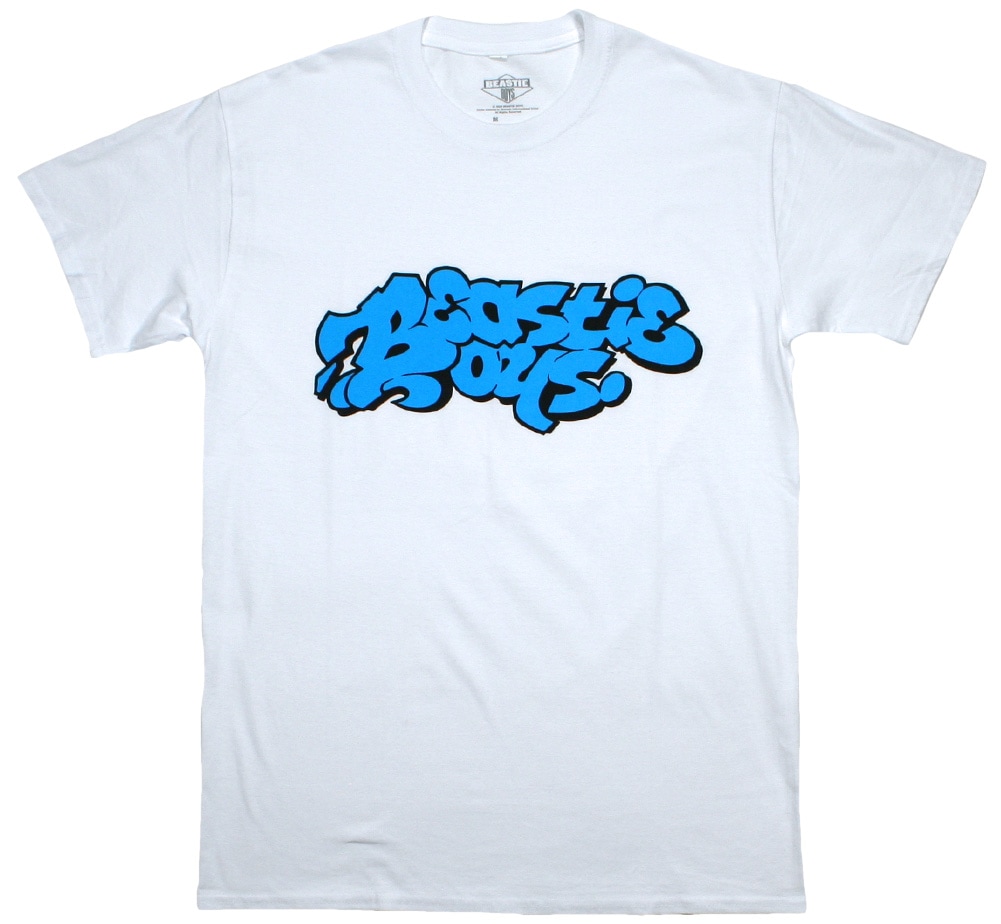 Beastie Boys / Graffiti Logo Tee (White) | Music,B,Beastie Boys