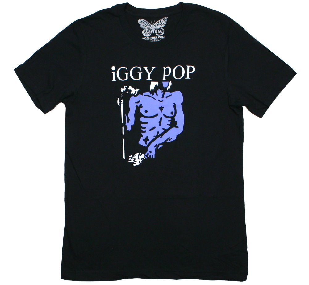 Worn Free] Iggy Pop / Dublin Sound Studios Tee 5 (Green) | Brands