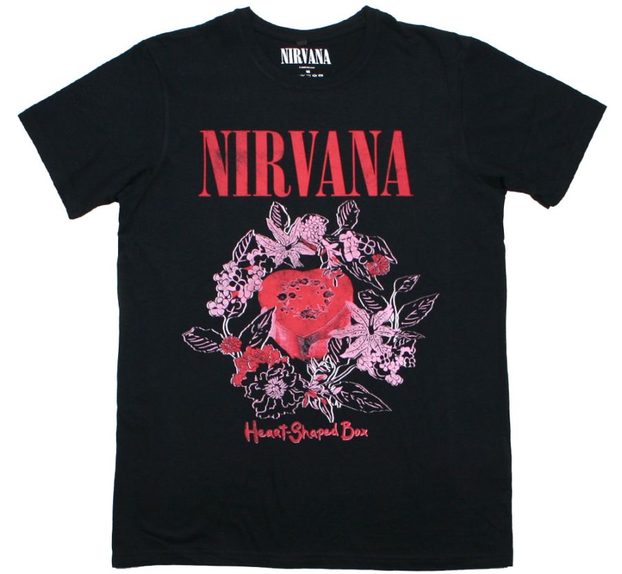 Nirvana / Heart-Shaped Box Tee (White) | Music,N,NIRVANA | Rudy & Co.