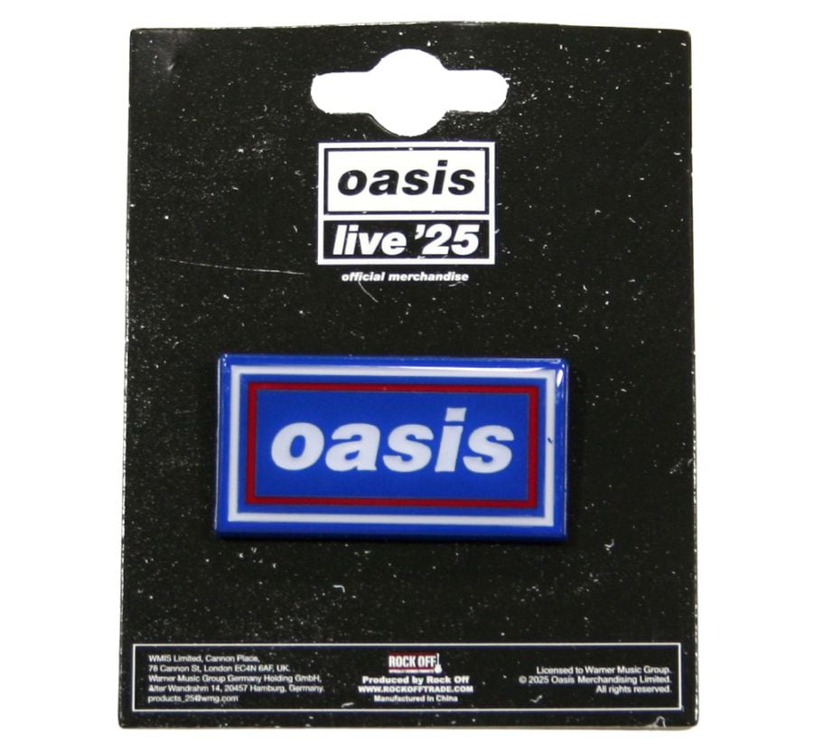 Oasis / Live '25 Decca Logo Pin Badge | Music,O,OASIS | Rudy & Co.