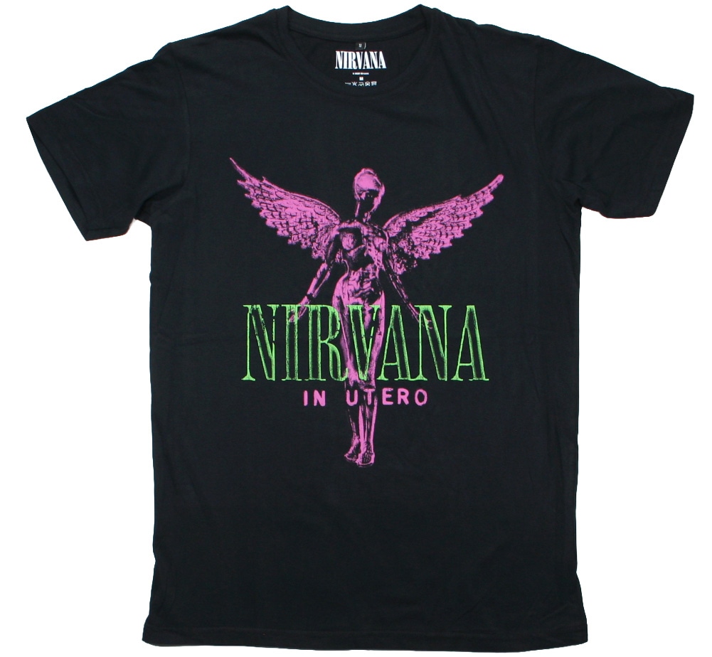  Cobain The Last Session フィルムカバー付き Nirvana / The Last Session: Kurt Cobain Portrait Tee (White