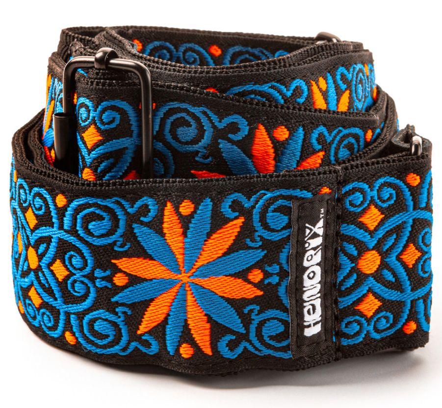 Jim Dunlop] Jimi Hendrix / Blacklight Fillmore Blue Strap (JH25