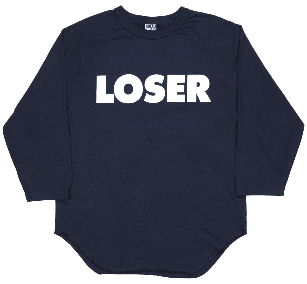 Sub Pop] Loser 3/4 Baseball Tee 2 (Vintage Black) | Brands,SUB POP