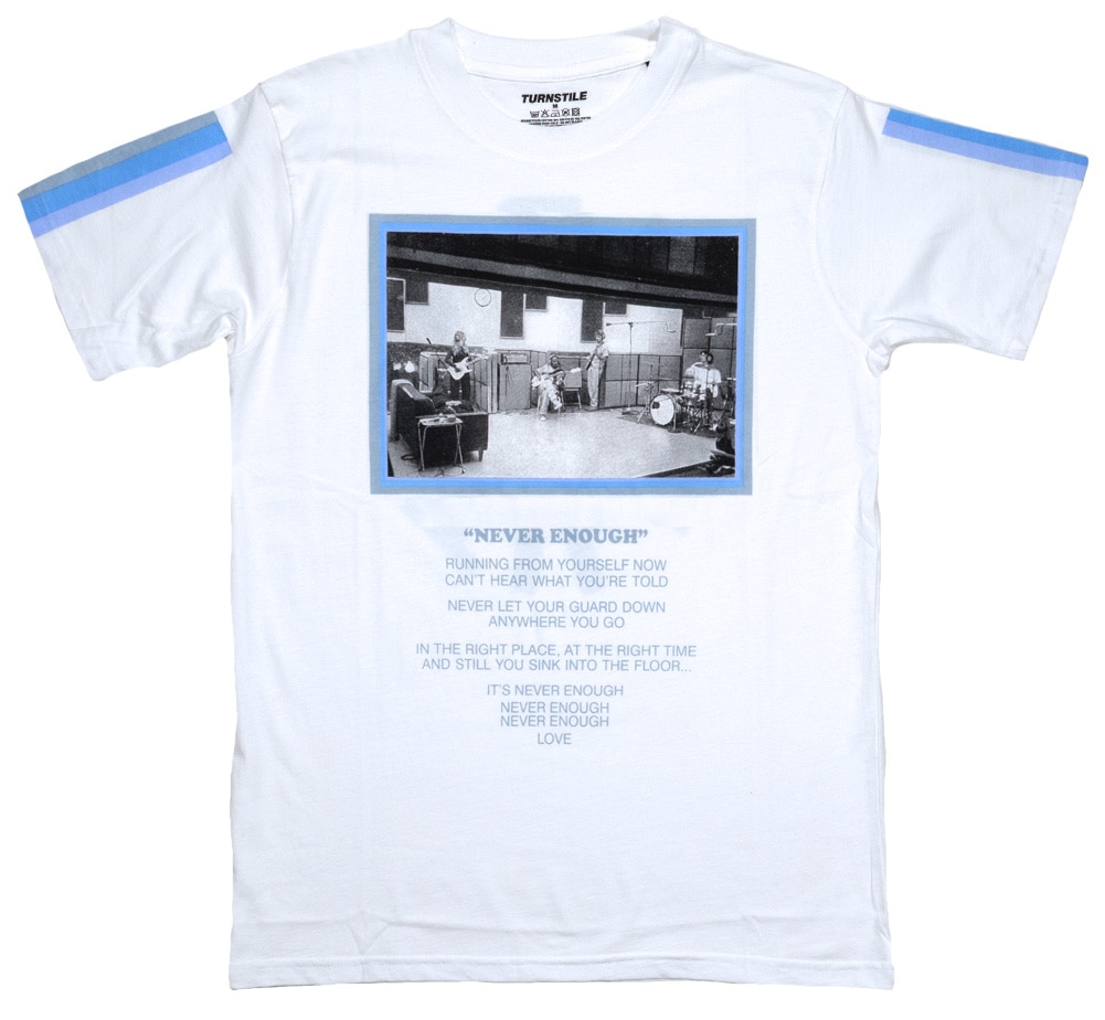 Turnstile / Never Enough Tee (Charcoal Grey) | Music,T,TURNSTILE
