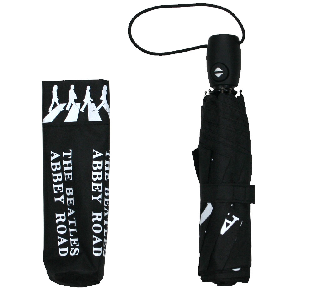 Ombrello The Beatles Abbey Road - Nero, 97 Cm, Nylon