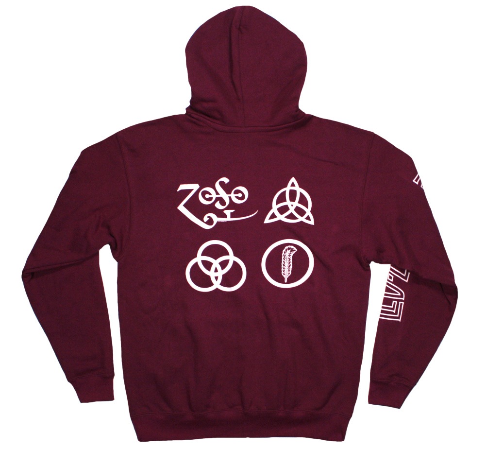 LED ZEPPELIN★Same UK Atlantic Red/Maroon LED ZEPPELIN☆Same UK Atlantic Red/Maroon