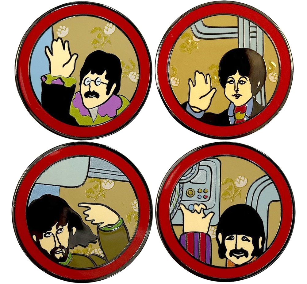 The Beatles ピンバッジ 10個セット THE BEATLES PINS CAPSULE 全10種 コンプ セット / ザ