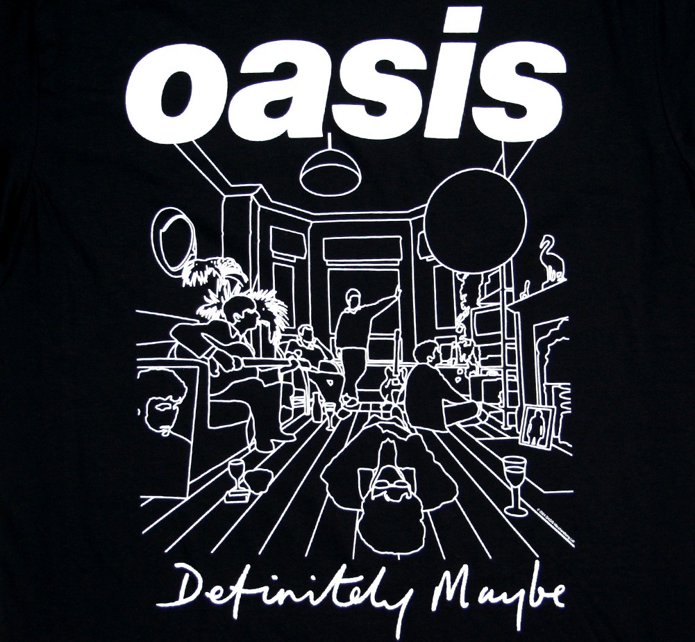 Oasis / Definitely Maybe Tee 4 (Black) | Music,O,OASIS | Rudy & Co.