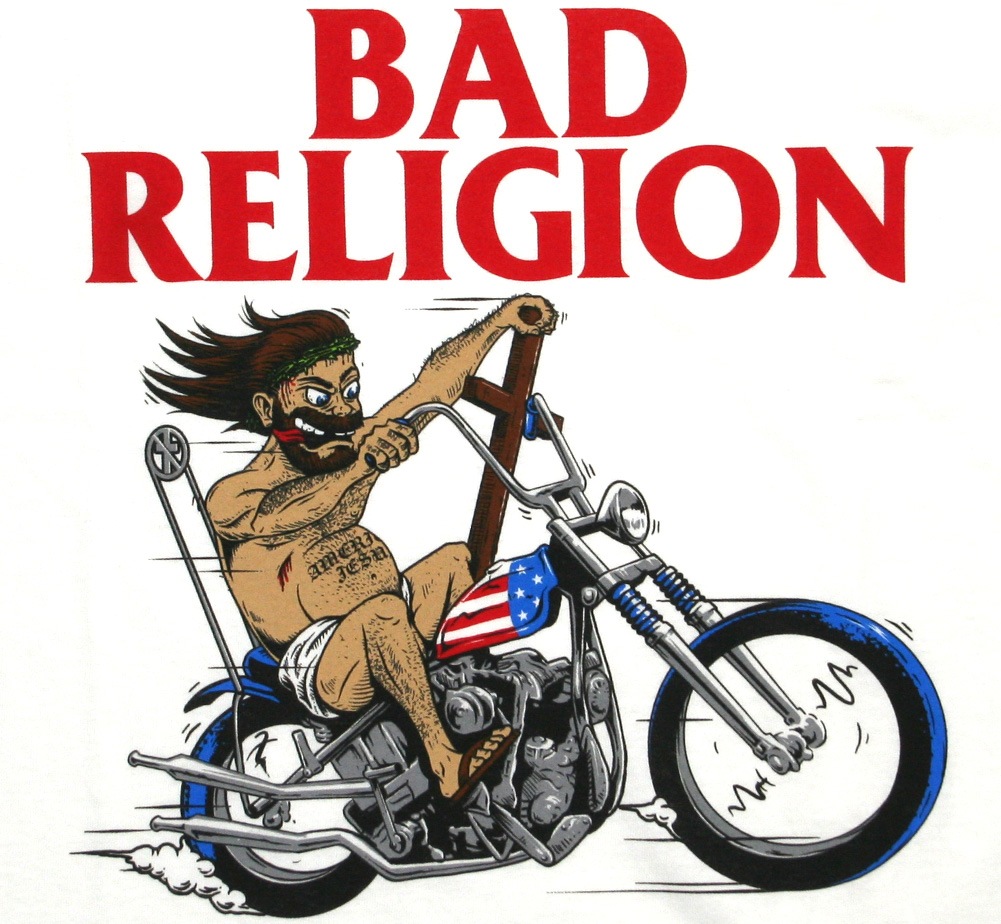 Bad Religion / American Jesus Chopper Tee (White) | Music,B,Bad