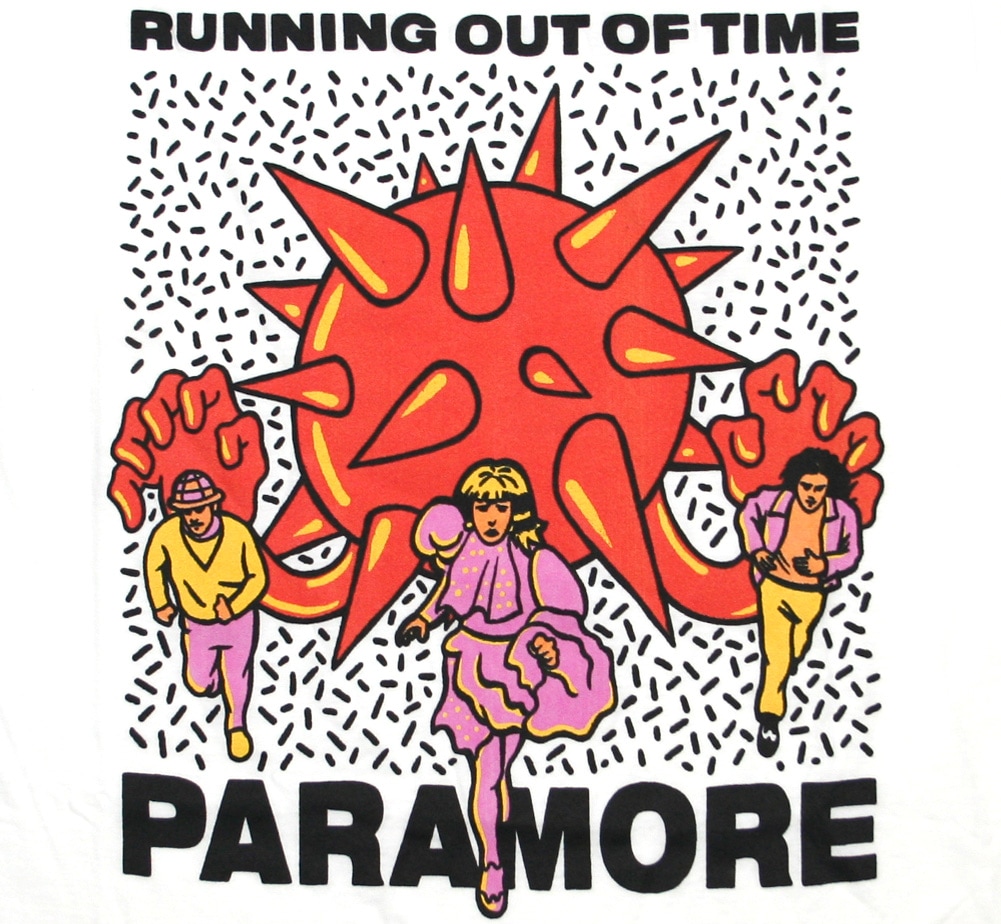 Paramore Colorado Paramore / Running Out of Time Tee (White) | Music,P,Paramore | Rudy & Co.