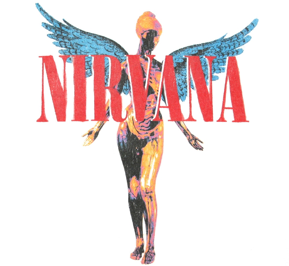 新品未開封 NIRVANA Tシャツ ユーテロ ニルヴァーナ L NIRVANA IN UTERO Y2K WHITE anvil MEDIUM 4618 |