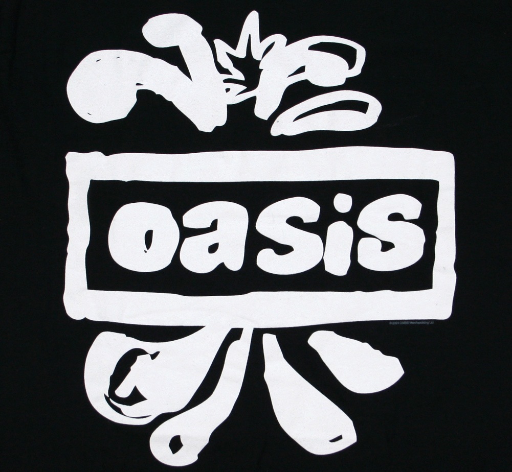 Oasis / Drawn Logo Tee 3 (Black) | Music,O,OASIS | Rudy & Co.