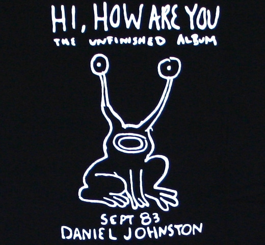 Daniel Johnston / Hi, How Are You Tee (Black) | Music,D,Daniel