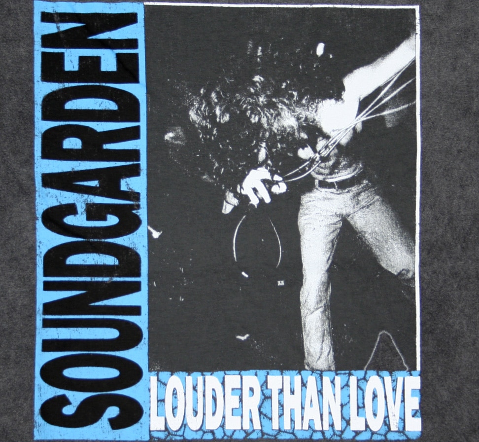 Soundgarden / Louder Than Love Stone Wash Tee 2 (Charcoal