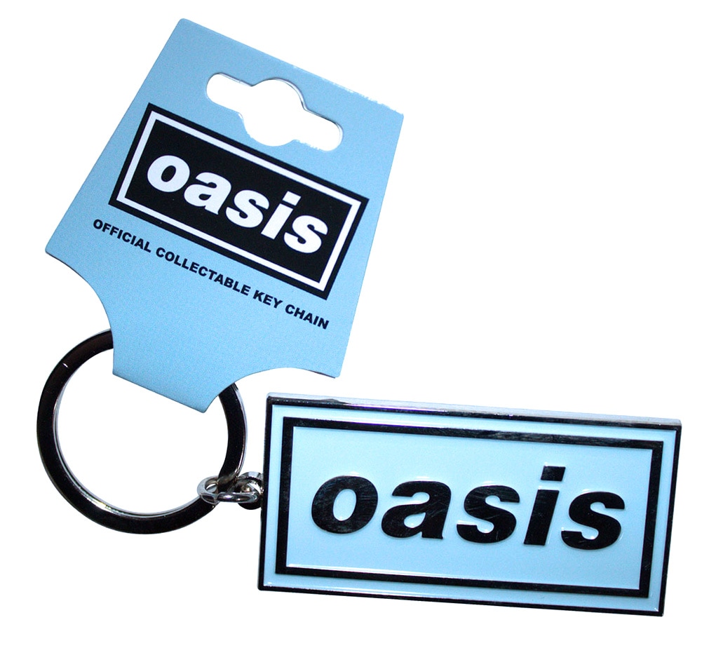 Oasis / Decca Logo Keychain 2 (Sky Blue) | Music,O,OASIS | Rudy & Co.