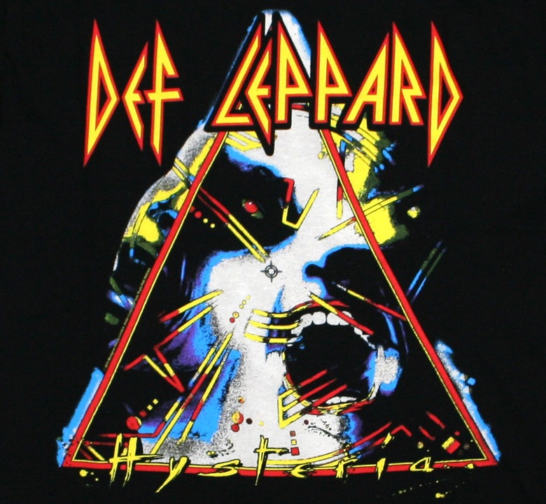 Def Leppard / Hysteria Tee (Black) | Music,D,Def Leppard | Rudy & Co.