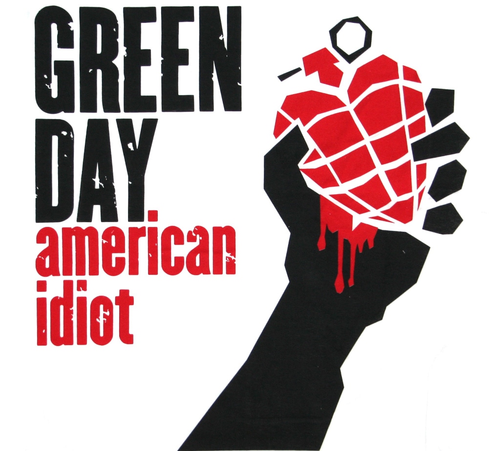 Green Day / American Idiot Tee 2 (White) | Music,G,GREEN DAY