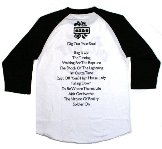 【新品・未使用】oasis dig out your soul ツアーTシャツ 00's OASIS DIG OUT YOUR SOUL T-SHIRT | LIGHT CAVE