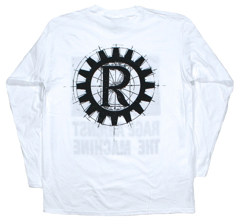 Rage Against The Machine / Nuns And Guns Long Sleeve Tee (White