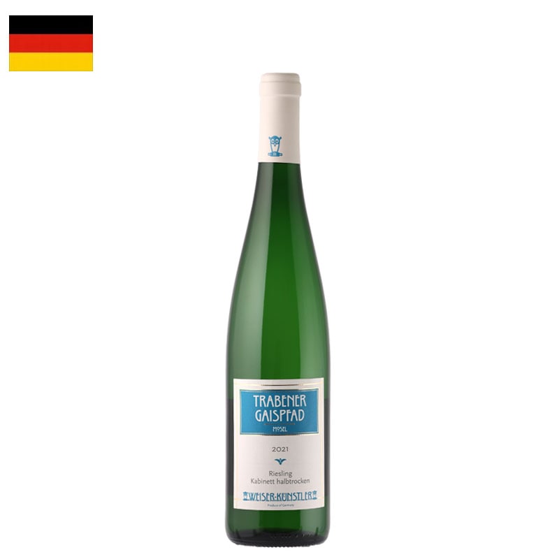 ヴァイサー＝キュンストラー / トラーベナー・ガイスプファード　リースリング カビネット ハルプトロッケン 2021