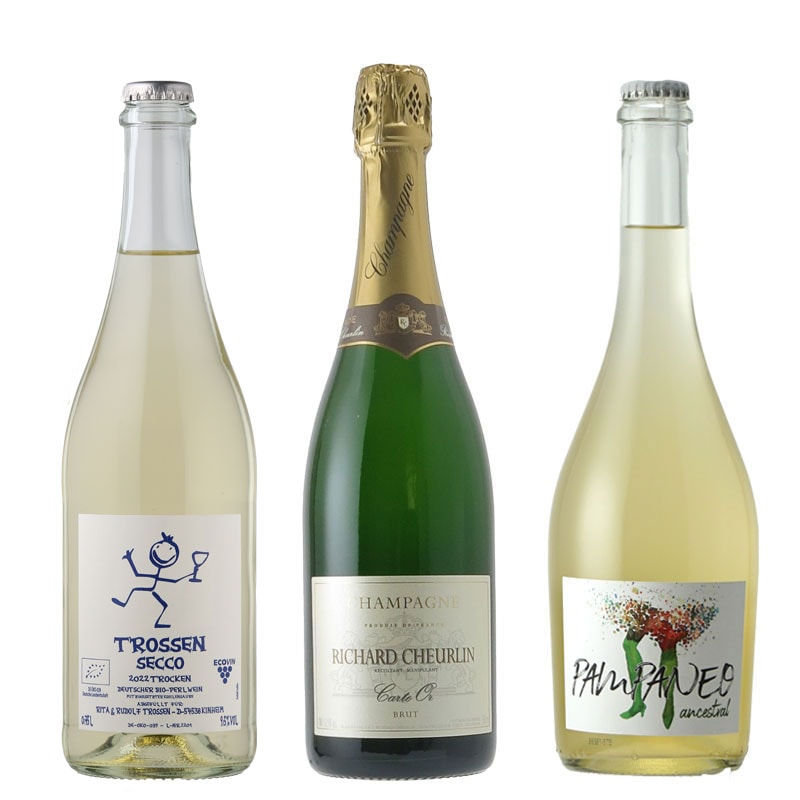 ラシーヌ　シャンパン　シャンパーニュ(ラ・パルセル他)　３本セット ラシーヌ シャンパン シャンパーニュ(ラ・パルセル他) 3本セット