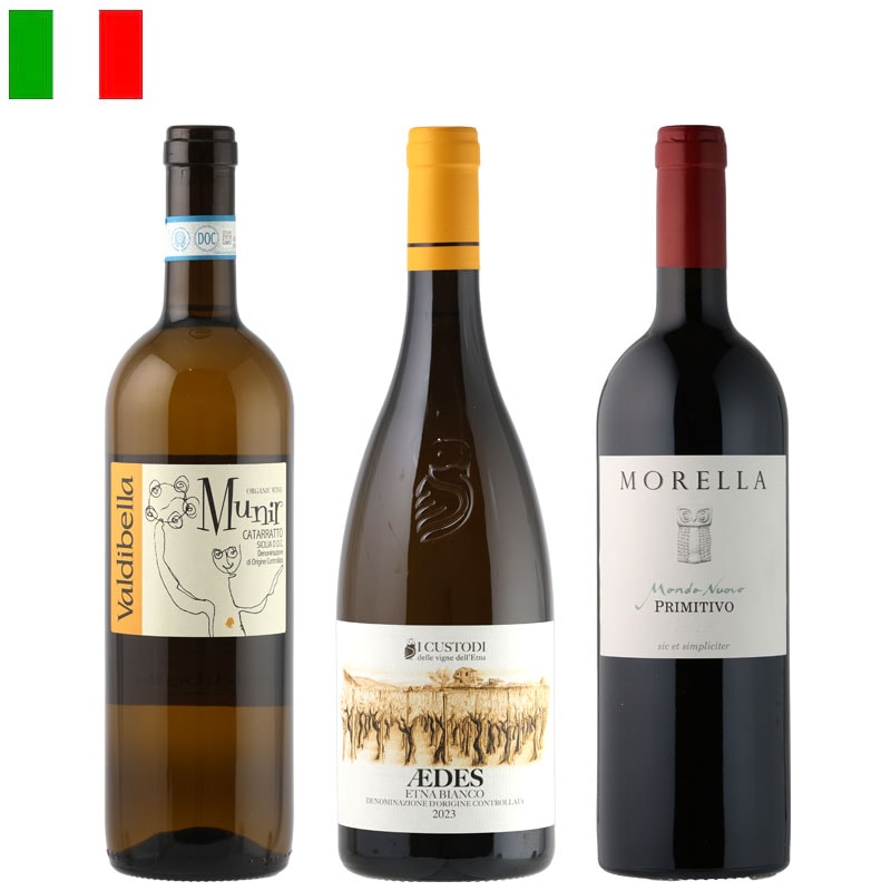 New! ラシーヌのイタリア南部3本セット（白2、赤1）