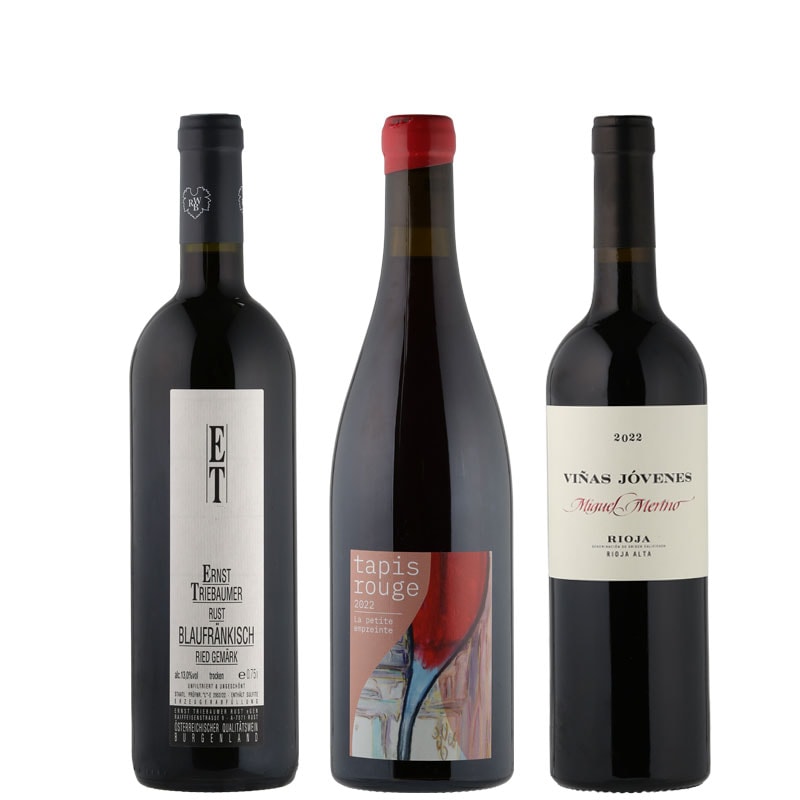 ラシーヌ社員おすすめ《赤》厳選３本セット【第３弾】限定３組　＊お一人様１セット限り