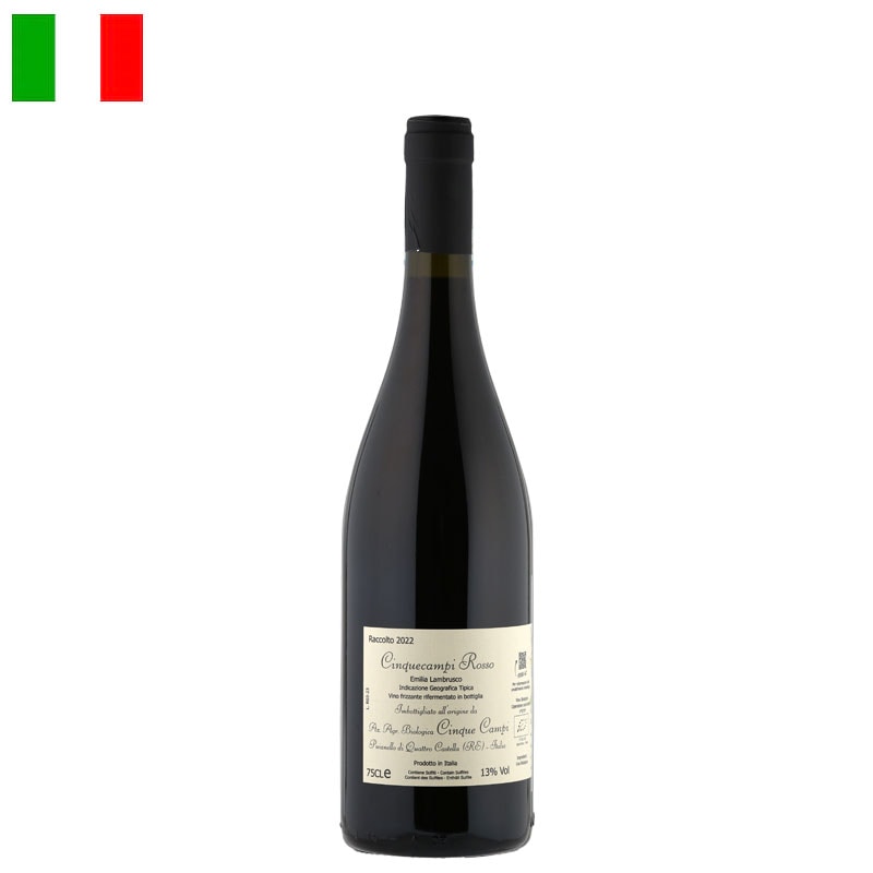 チンクエ・カンピ / ランブルスコ・デッレミリア　チンクエカンピ・ロッソ 2022