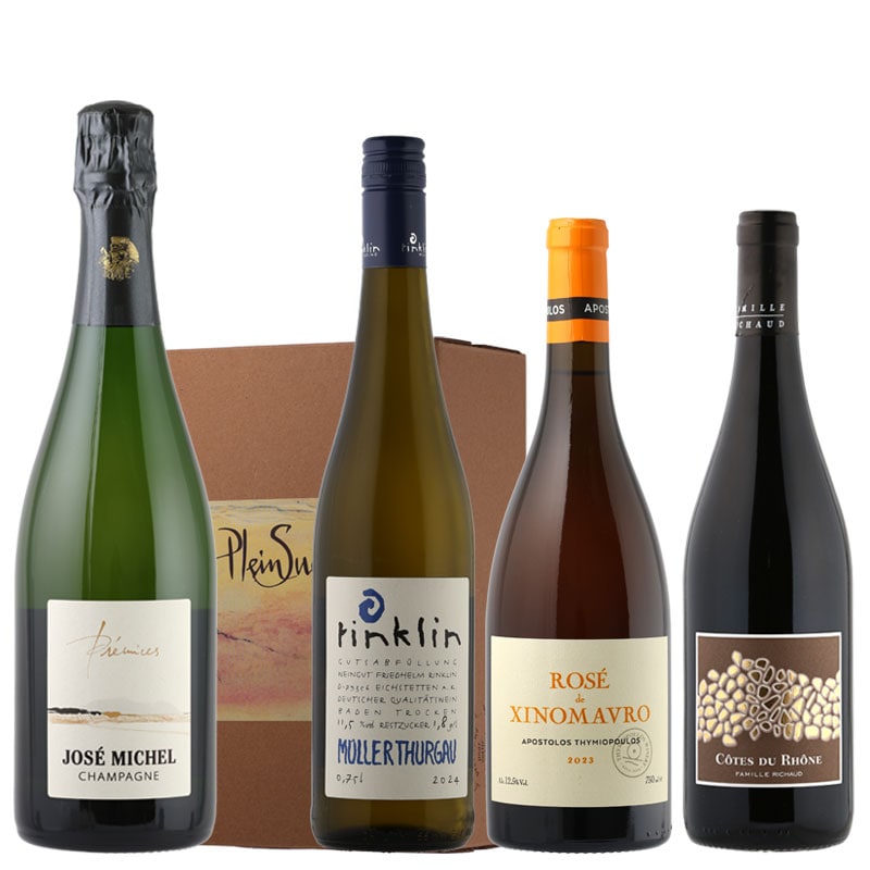 ラシーヌのワインセット - ②（シャンパーニュ１、白BIB１、白１、ロゼ１、赤１）＊まずはこちらから！